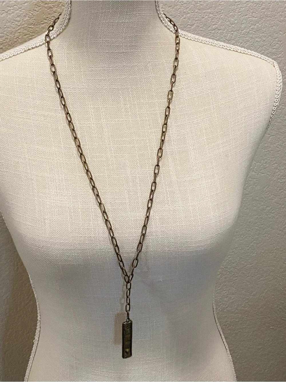 Vintage Bronze Buddha Necklace